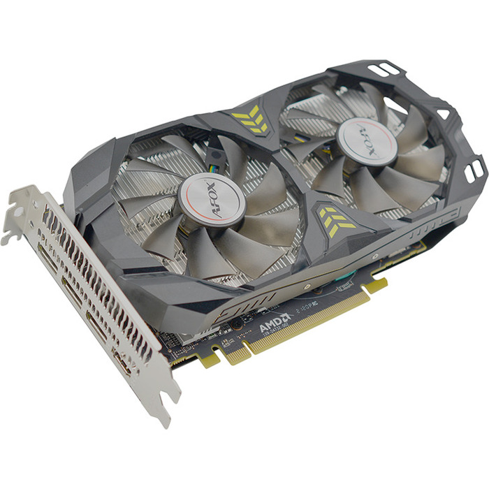 Видеокарта AFOX AMD Radeon RX 580 2048SP, AFRX580-8192D5H7-V4, 8 ГБ, Желтый №2