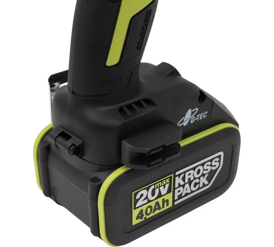 Аккумуляторная ударная дрель-шуруповерт WORX Professional WU373.2, 20 В, 95 Нм, 4 А·ч детальное изображение - 10