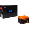 ИБП ExeGate IdealSine SR-1000.LCD.2SH + HRL 12-26 (26Ач) вариант - 1