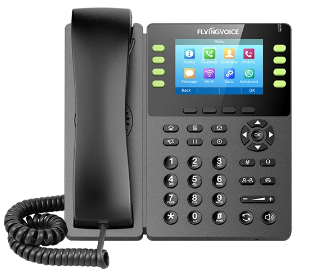 VoIP-телефон Flyingvoice FIP14G, Черный детальное изображение - 2