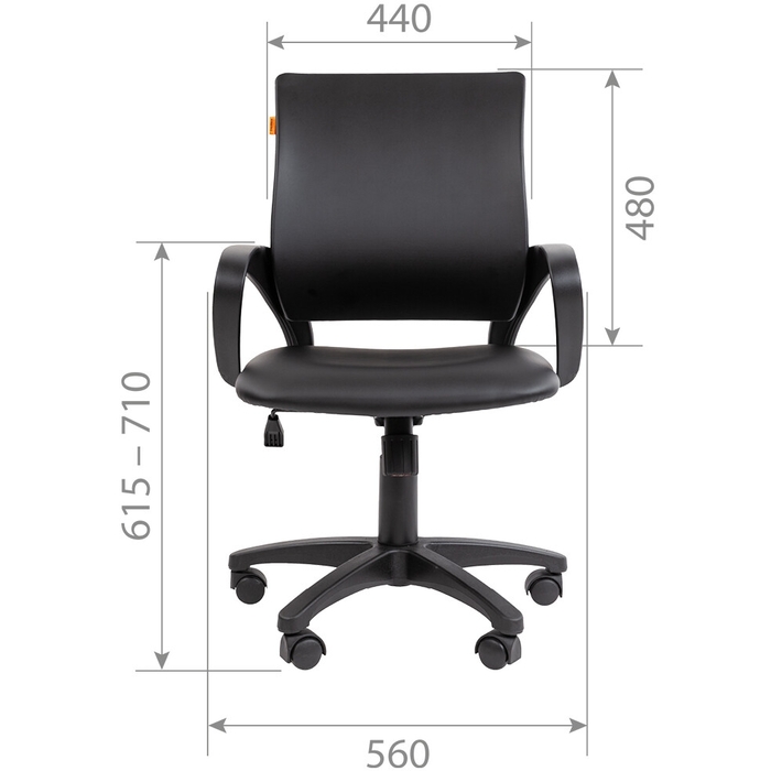 Офисное кресло Chairman 696 ЭКО, Черный №5