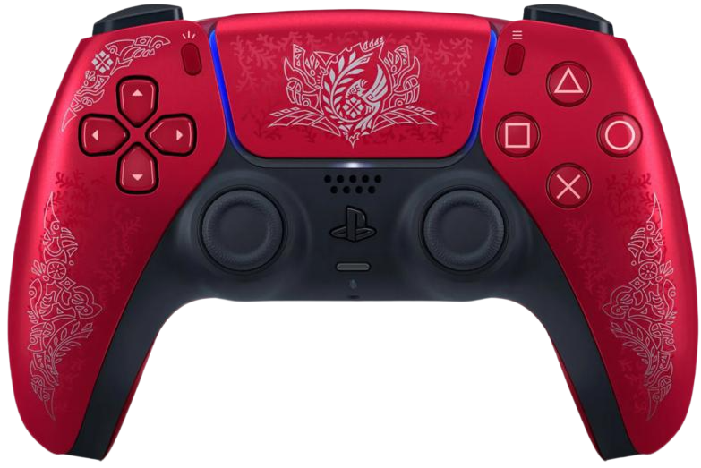 Геймпад Sony DualSense Monster Hunter Wilds Limited Edition, Красный детальное изображение - 1