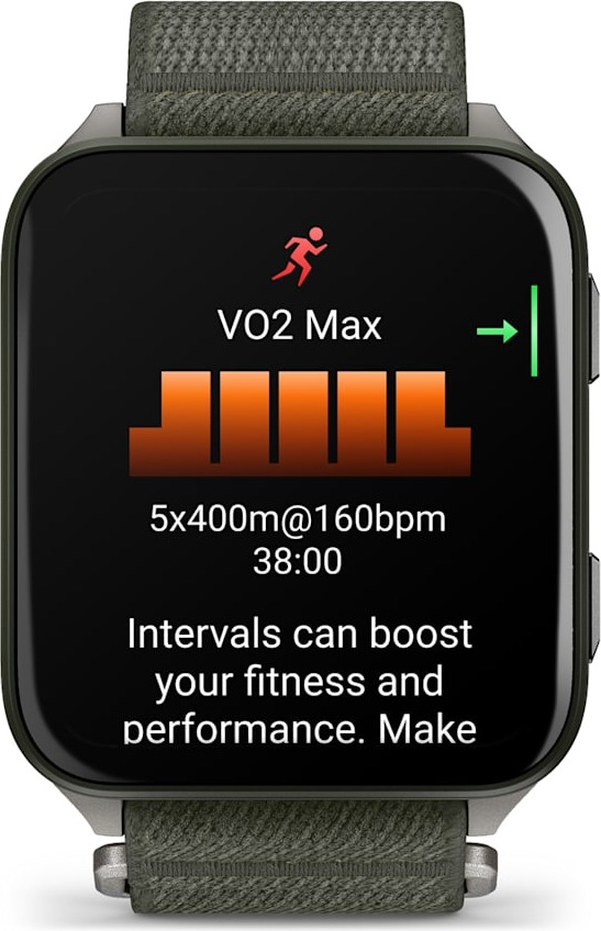 Смарт-часы Garmin Venu X1 46 мм, цвета мха с серой титановой крышкой, черным нейлоновым ремешком ComfortFit детальное изображение - 6
