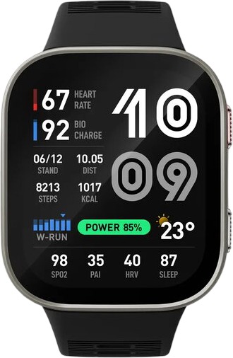 Смарт-часы Amazfit Bip Max, 49.5 мм, Черный детальное изображение - 2
