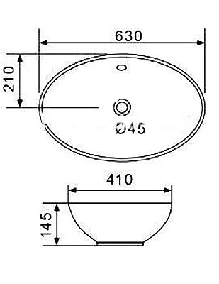 Умывальник Gappo GT309  детальное изображение - 2