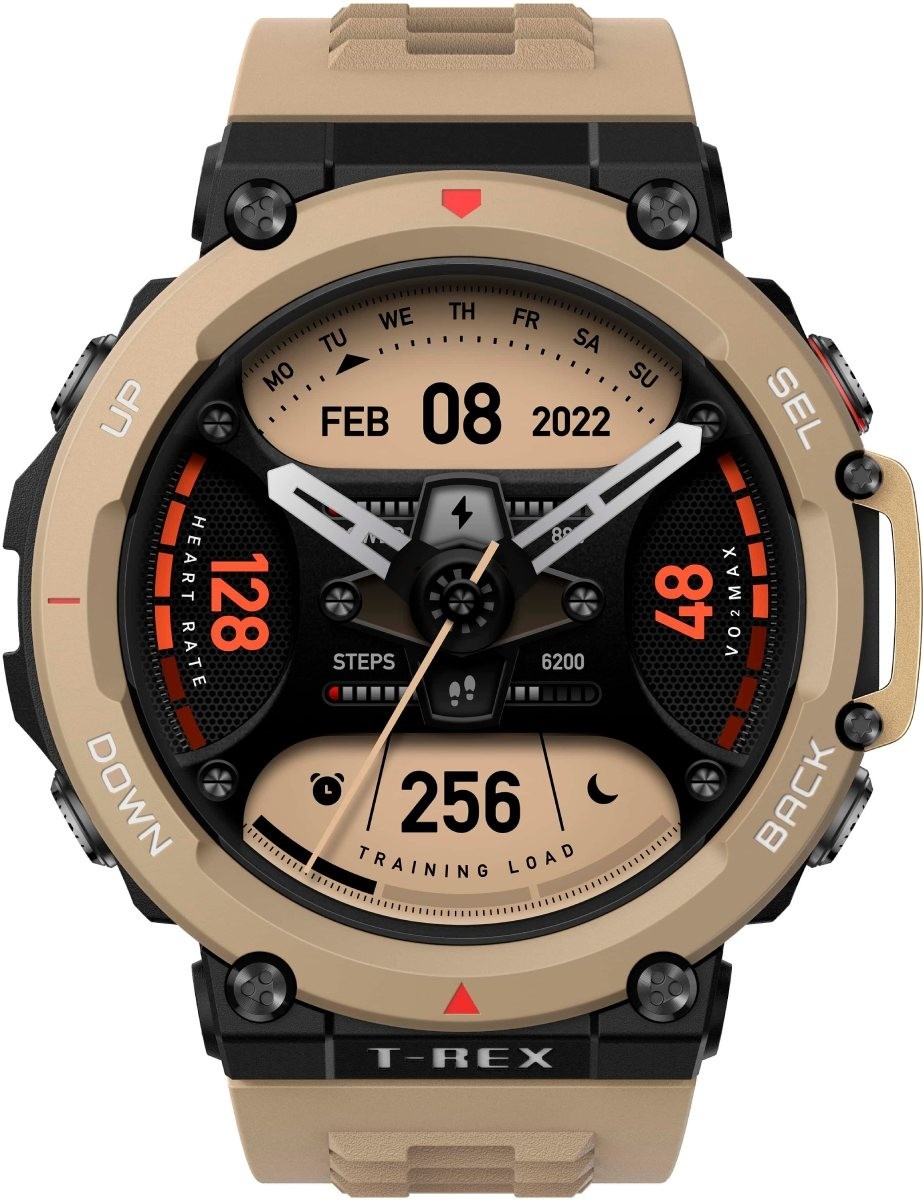 Смарт-часы Amazfit T-Rex 2, Бежевый детальное изображение - 2