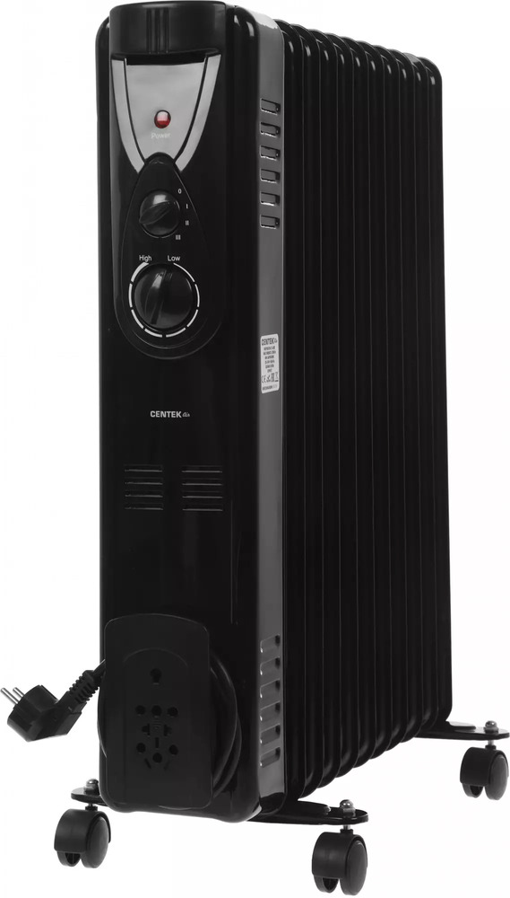 Масляный радиатор Centek CT-6202, Черный №2