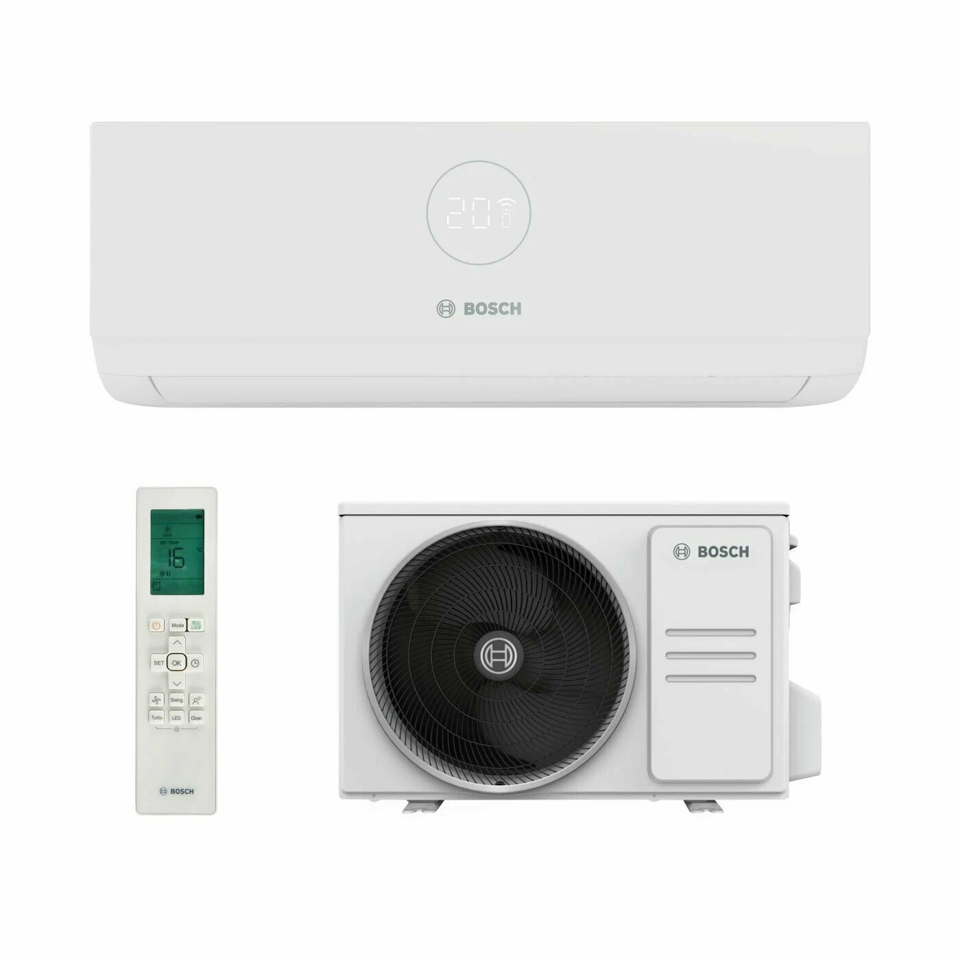Сплит-система Bosch Climate Line CLL5000 W 22 E 22 м², Белый детальное изображение - 5