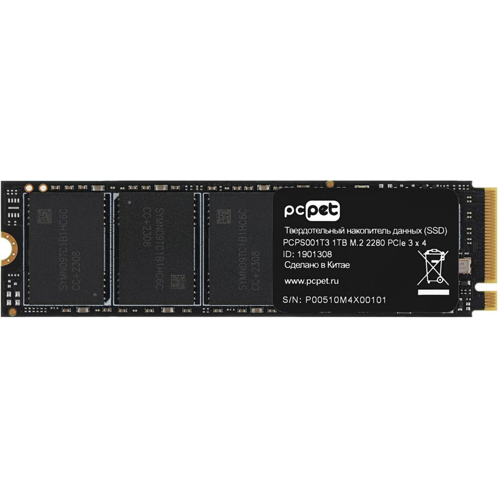 Накопитель SSD PC PET PCPS001T3 OEM, 1 Тб детальное изображение - 2