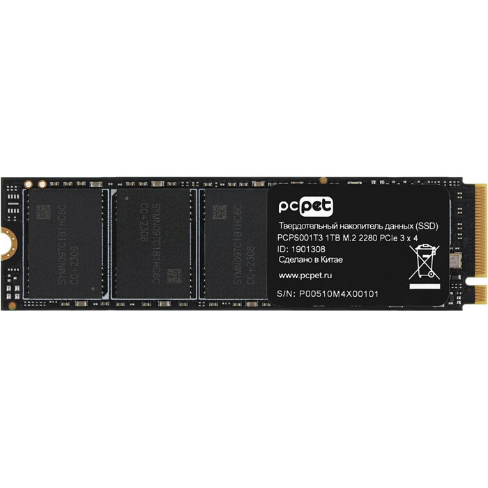 Накопитель SSD PC PET PCPS001T3 OEM, 1 Тб №2