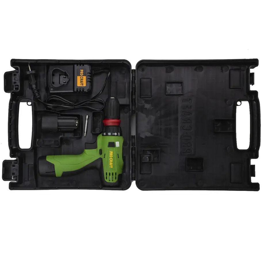 Аккумуляторная дрель-шуруповерт PROCRAFT PA12Pro DFR New, 12 В, 22 Нм, 2 А·ч детальное изображение - 4