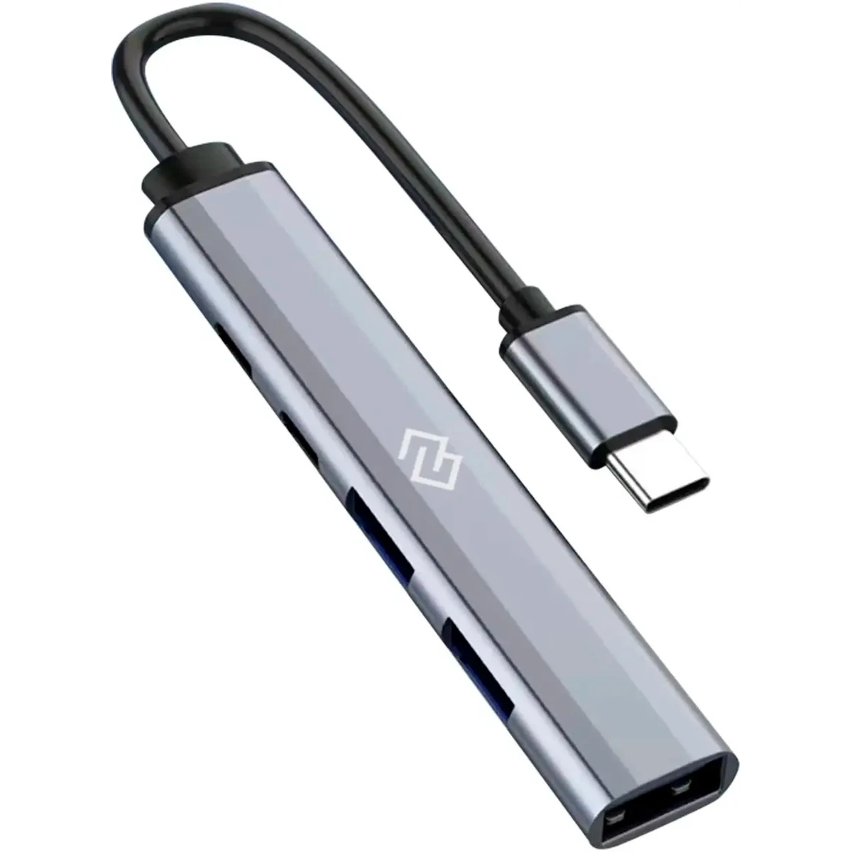 USB-концентратор Digma DHUB-5USB-AC-3.0, Серебряный детальное изображение - 1