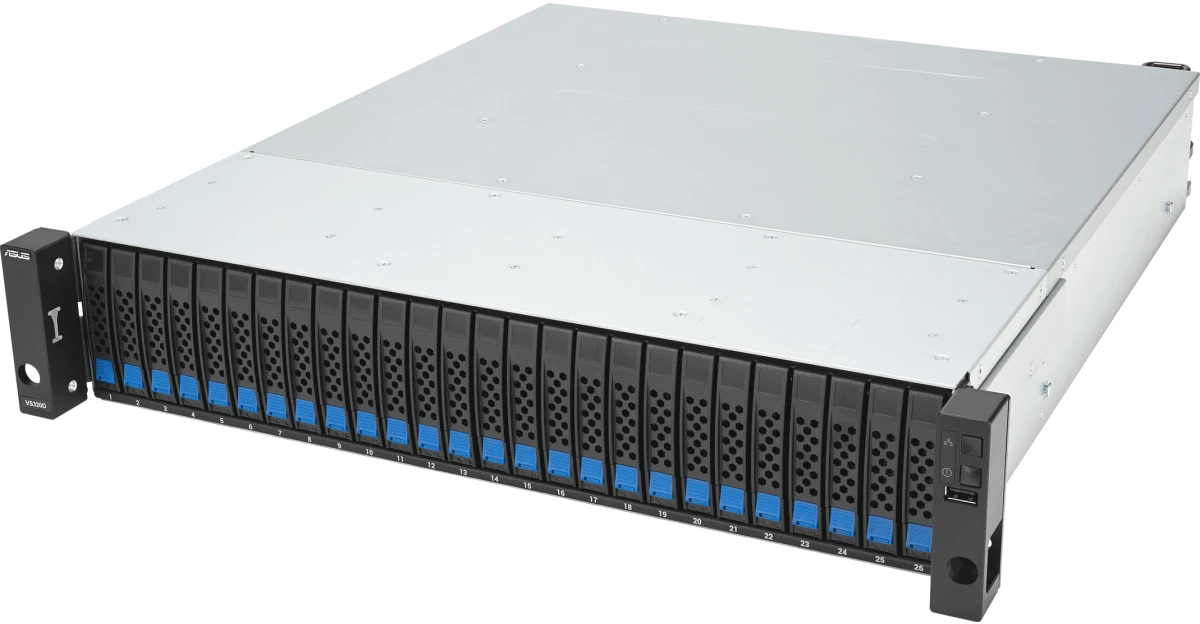 Серверный корпус ASUS VS320D-RS26 (D1712106Z), 850 Вт, Черный детальное изображение - 1