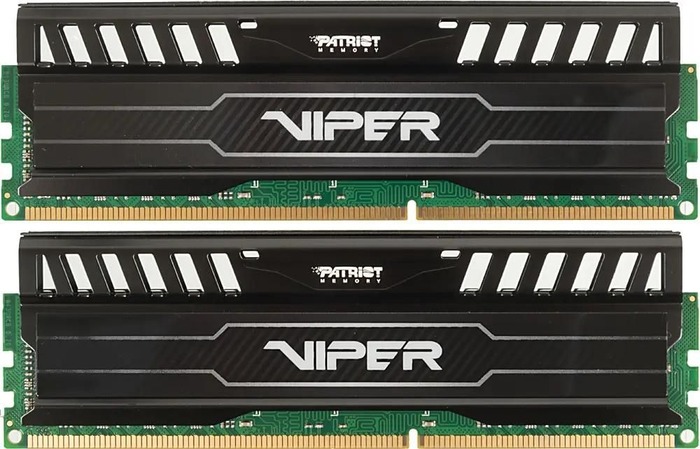 Оперативная память Patriot Viper 3 Black Mamba DDR-III 1600MHz, PV316G160C9K, 2x8 Гб KIT, 16 Гб №1