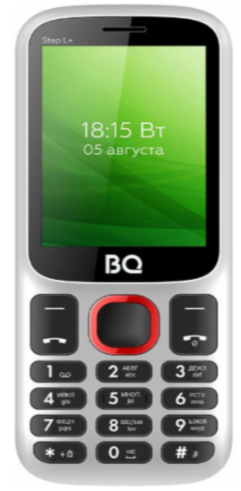 Мобильный телефон BQ 2440 Step L+, 32 Мб, Белый/Красный, Dual mini-SIM детальное изображение - 4