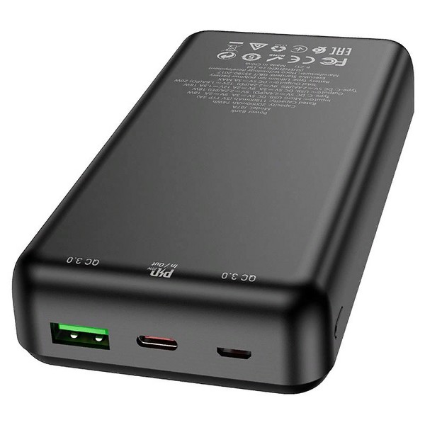 Внешний аккумулятор Hoco J87A 20000 mAh, черный детальное изображение - 2