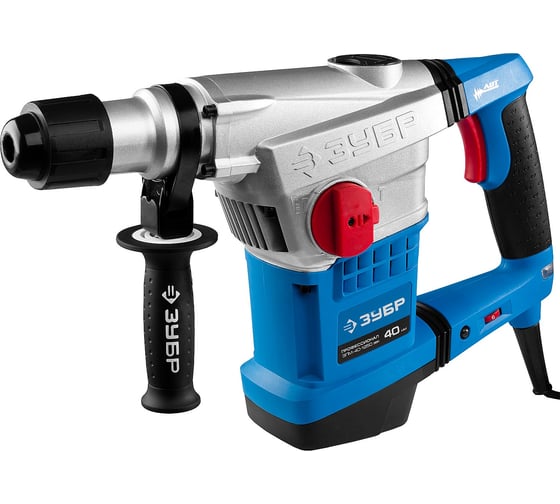 Перфоратор SDS-Max ЗУБР Профессионал ЗПМ-40-1250 ЭВК, 1250 Вт, 10 Дж, 1400-2800 уд/мин детальное изображение - 1
