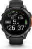 Смарт-часы Garmin Fenix 8 AMOLED, 47 мм, серый, черный силиконовый ремешок вариант - 3