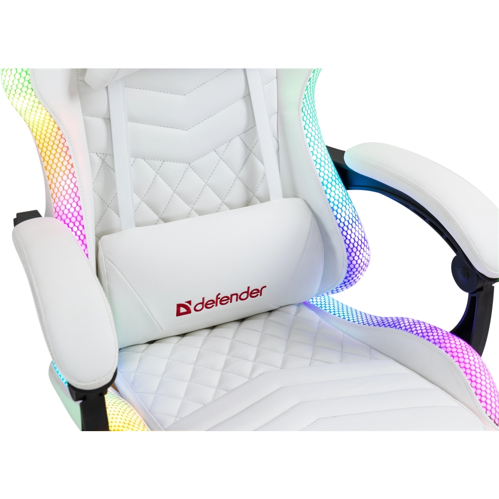 Игровое кресло Defender Core, Белый детальное изображение - 11