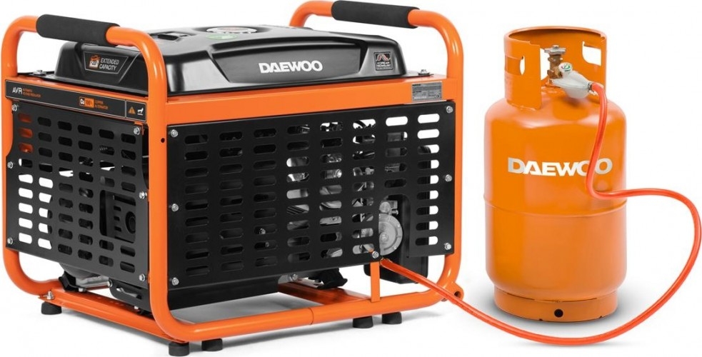 Генератор бензиновый DAEWOO GDA 7500DFE (бензин/газ), 6 кВт, Оранжевый детальное изображение - 4