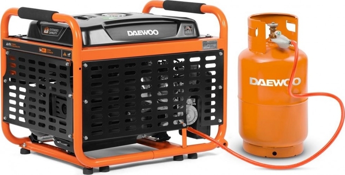 Генератор бензиновый DAEWOO GDA 7500DFE (бензин/газ), 6 кВт, Оранжевый №4