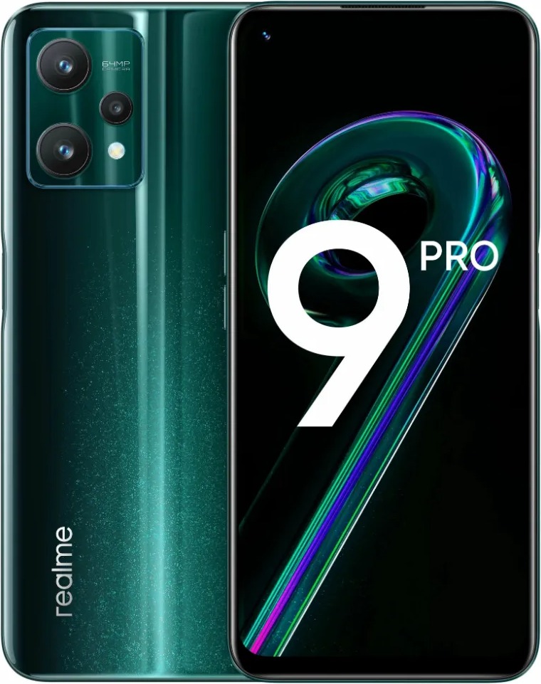 Смартфон Realme 9 Pro 5G 6/128 ГБ EU, Зеленый, Dual nano SIM детальное изображение - 1
