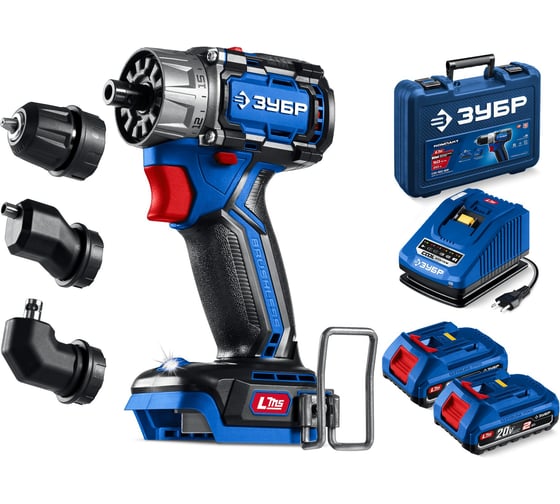 Дрель-шуруповерт ЗУБР DB-50-22-H3, 50 Нм, 20 В детальное изображение - 1