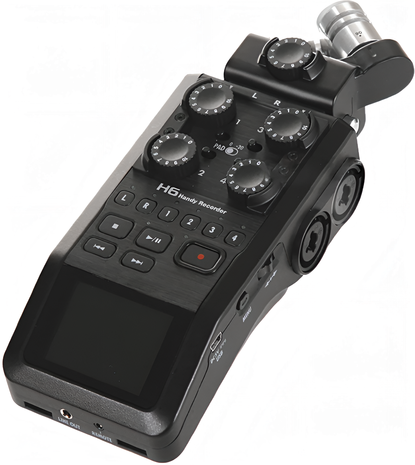Рекордер Zoom H6, 24 бит, Черный детальное изображение - 1