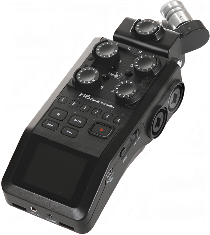 Рекордер Zoom H6, 24 бит, Черный №1