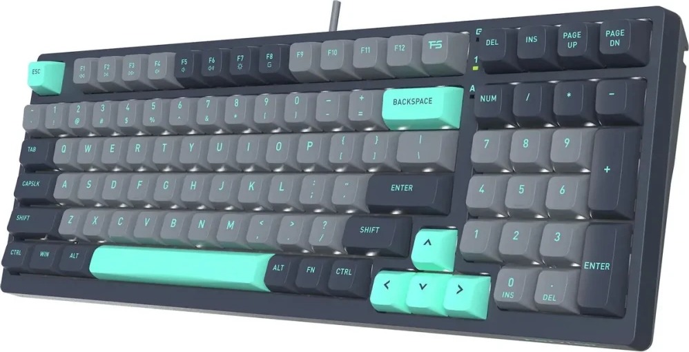 Клавиатура A4Tech Fstyler FS300 Panda Rock Climbing, Серый детальное изображение - 5