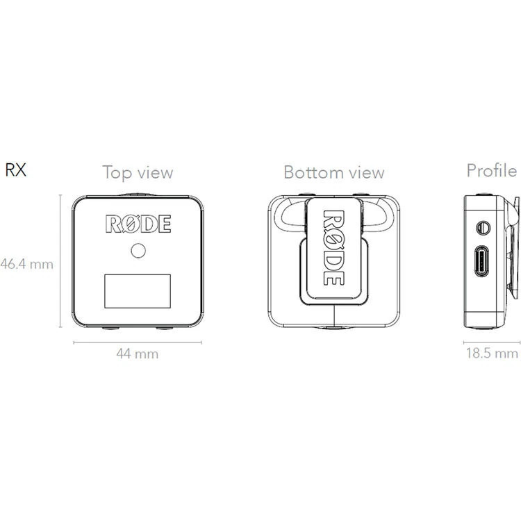 Радиосистема RODE Wireless GO, Черный детальное изображение - 6