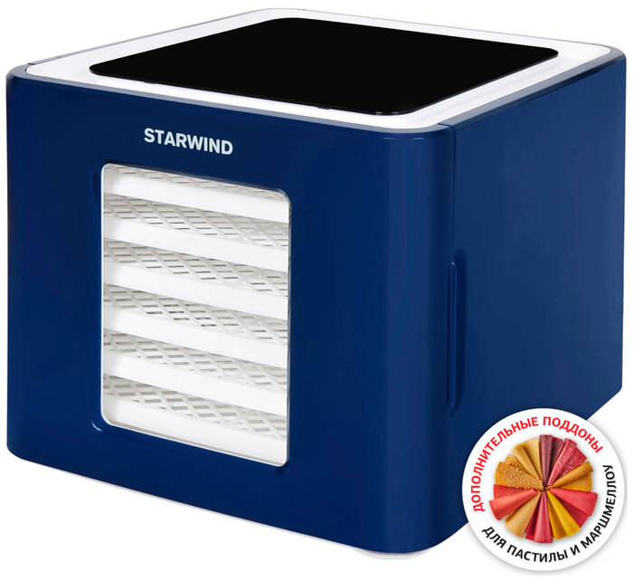 Сушилка для фруктов Starwind SFD9534, 400 Вт, Синий №2