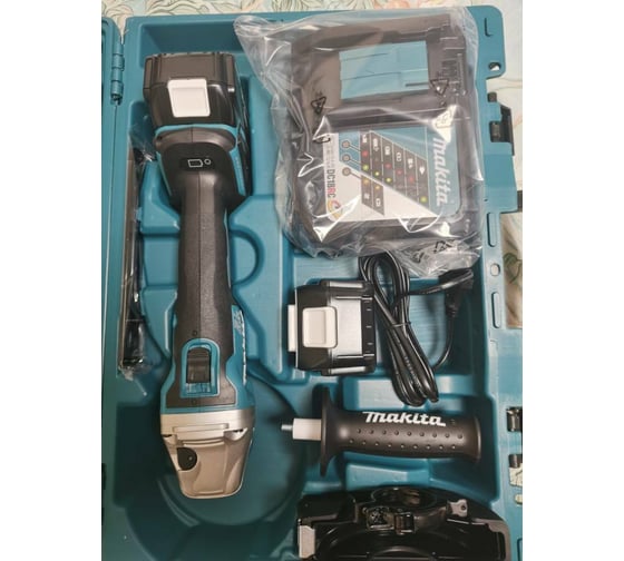 Аккумуляторная угловая шлифмашина Makita LXT DGA504RME, 125 мм, 8500 об/мин детальное изображение - 9