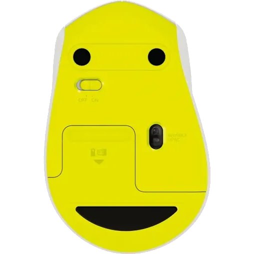 Мышь Logitech M330 Silent Plus  (910-004926), Белый, Жёлтый детальное изображение - 5