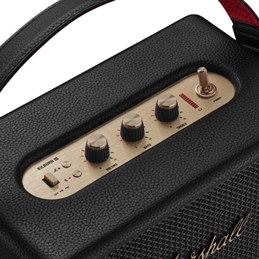 Портативная колонка Marshall Kilburn III, Черный/Латунь детальное изображение - 3