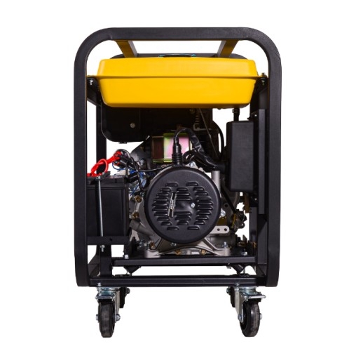 Генератор дизельный с воздушным охлаждением HUTER LDG 7000LXA 64/2/8, открытый, 5 кВт, Желтый детальное изображение - 5