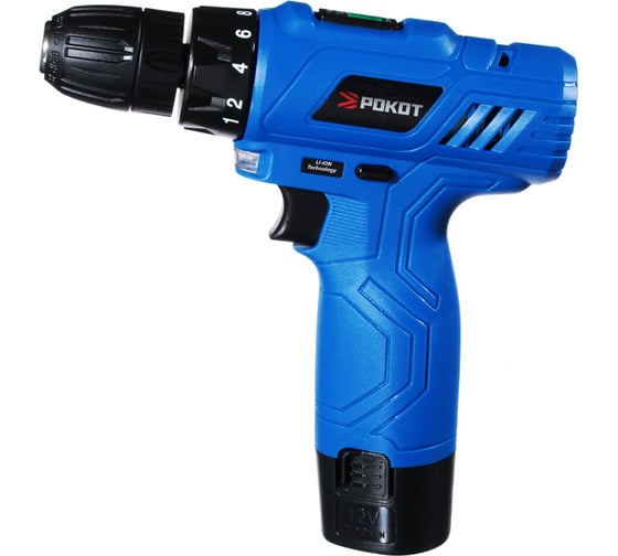 Аккумуляторная дрель-шуруповерт РОКОТ ДША-12в 691-028, 12 В, 18 Нм, 1,3 А·ч детальное изображение - 5