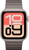 Умные часы Apple Watch SE 3 40 мм, GPS, Starlight Aluminium Case with Slate Link Bracelet, Сияющая звезда/Сланец вариант - 2