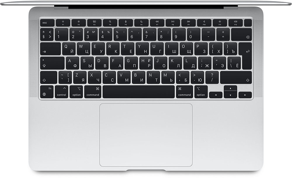 Ноутбук Apple MacBook Air 13 2020 на M1, RAM 8 ГБ, Серебристый, SSD 256 ГБ, Apple graphics 7-core детальное изображение - 3