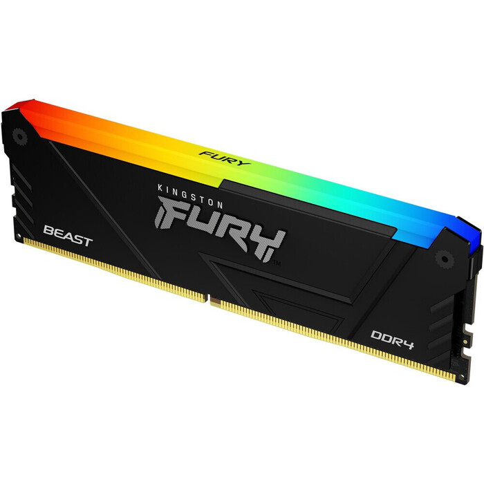 Оперативная память Kingston Fury Beast RGB DDR4 2666MHz, KF426C16BB2A/32, 32 Гб №2