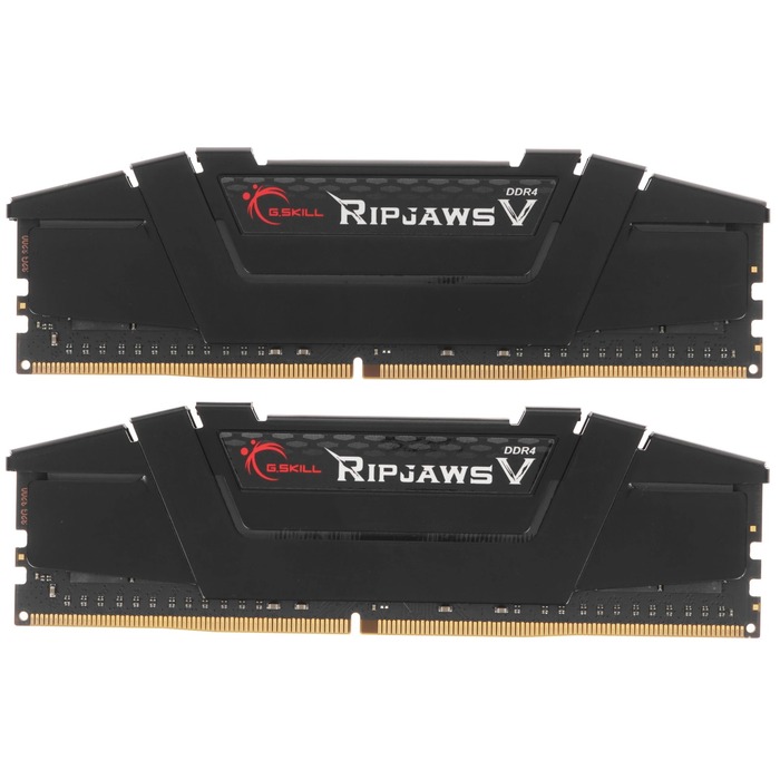 Оперативная память G.Skill Ripjaws V DDR4 3200MHz, F4-3200C16D-64GVK, 2x32 Гб KIT, 64 Гб №1