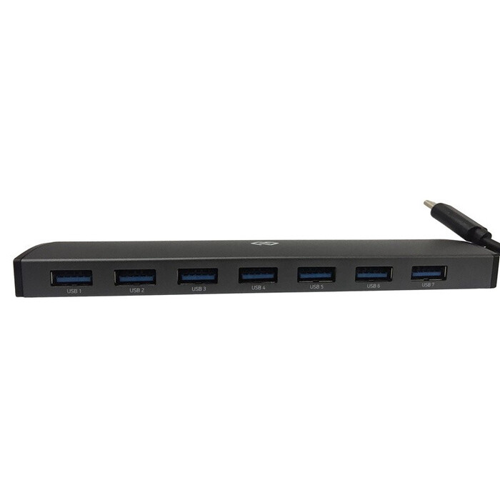 USB-концентратор Digma HUB-7U3.0-UC-G, Черный №3