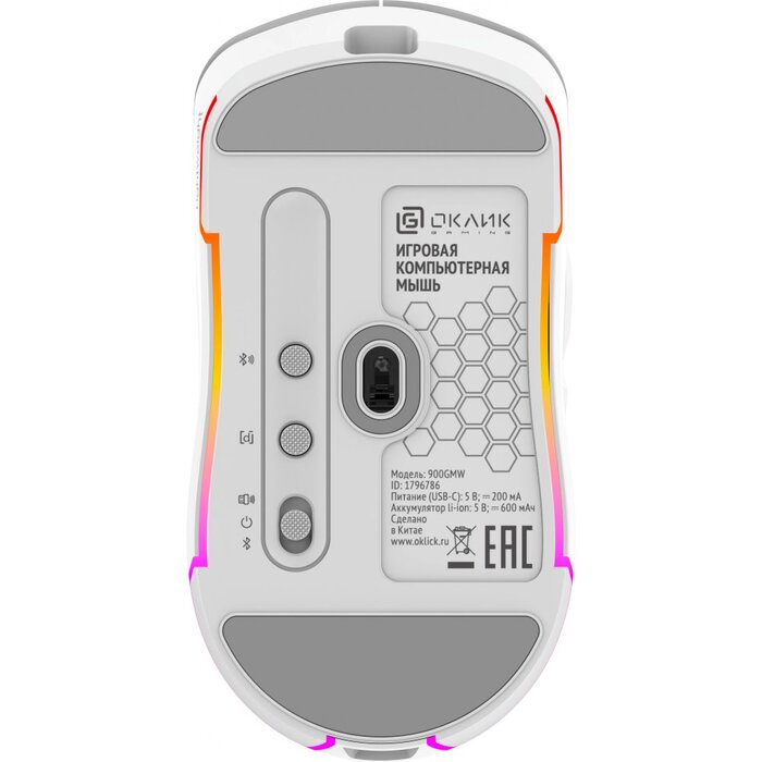 Мышь Oklick 900GMW, Белый №9
