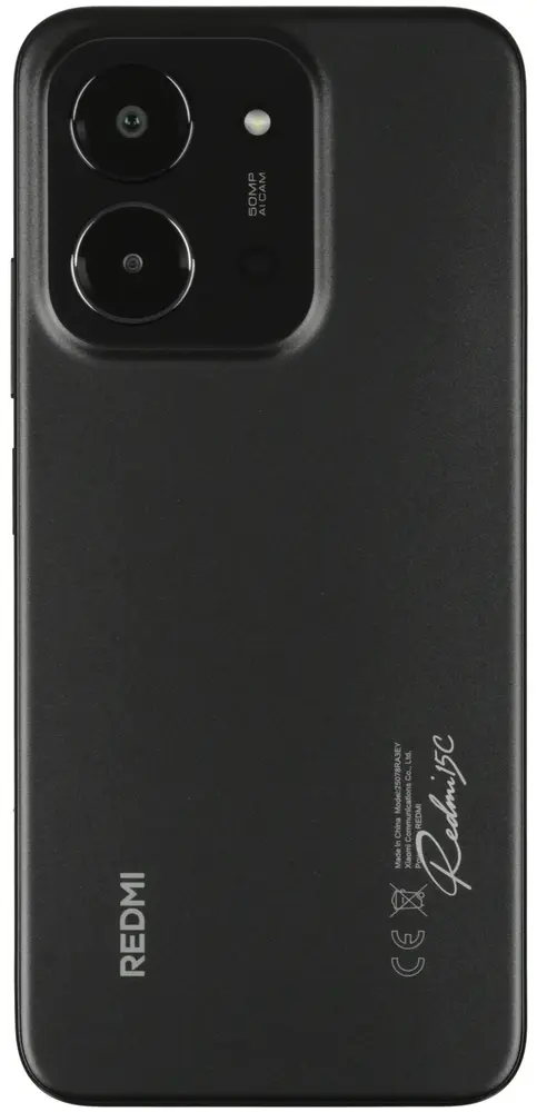 Смартфон Xiaomi Redmi 15C 4/128 Гб, Полуночно-черный, Dual nano SIM №2