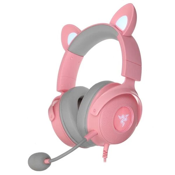 Проводные наушники Razer Kraken Kitty V2 Pro, Розовый детальное изображение - 4