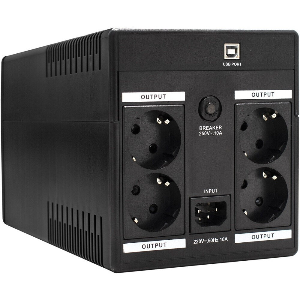 ИБП ExeGate SpecialPro UNB-1600.LED.AVR.2SH.3C13 детальное изображение - 2