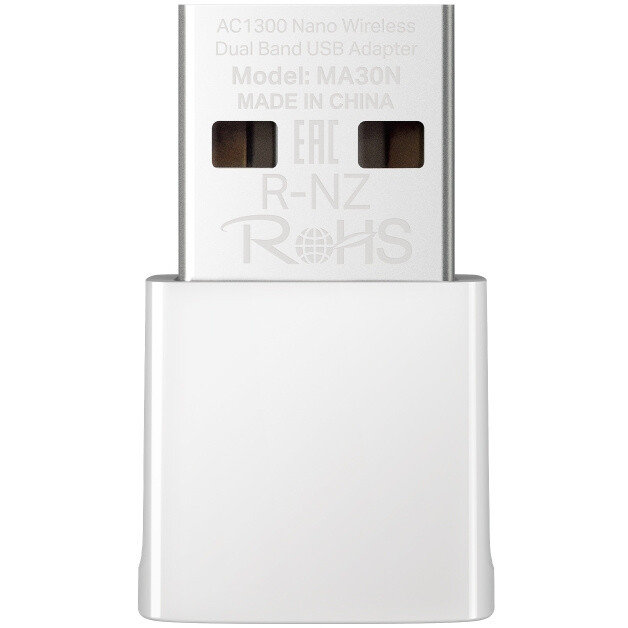 Wi-Fi адаптер Mercusys MA30N, Wi-Fi 5, Белый детальное изображение - 1