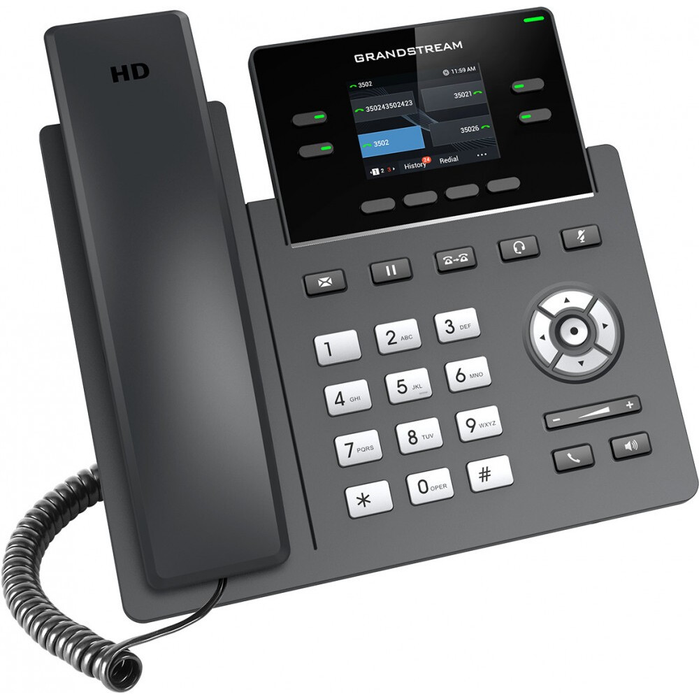 VoIP-телефон Grandstream GRP2612, Черный детальное изображение - 1