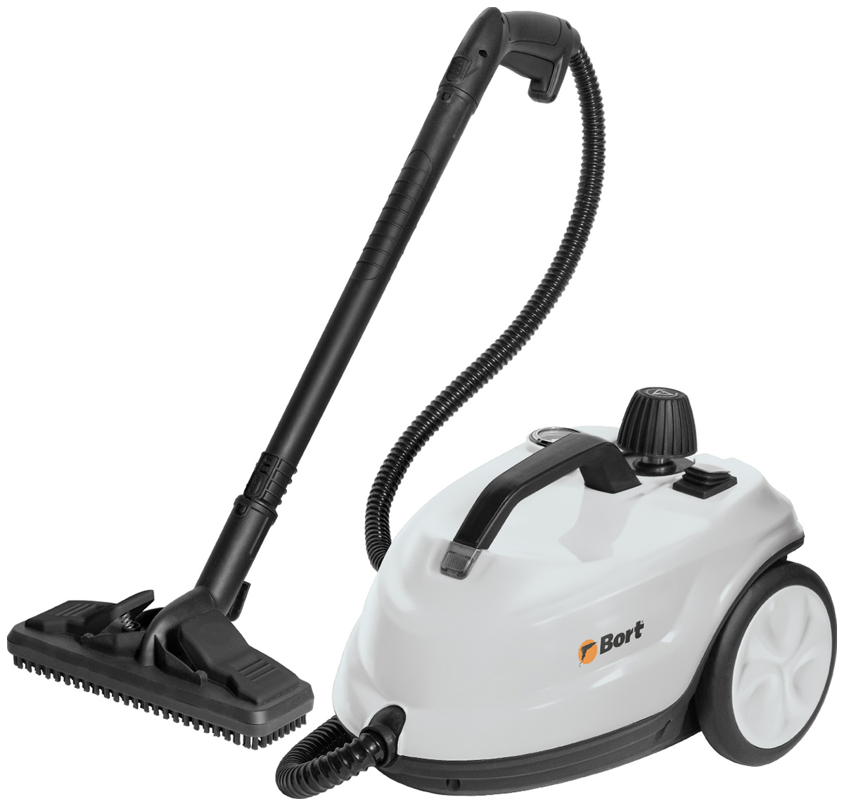 Пароочиститель Bort BDR-5000 TURBO, 2200 Вт, Белый/Черный детальное изображение - 1