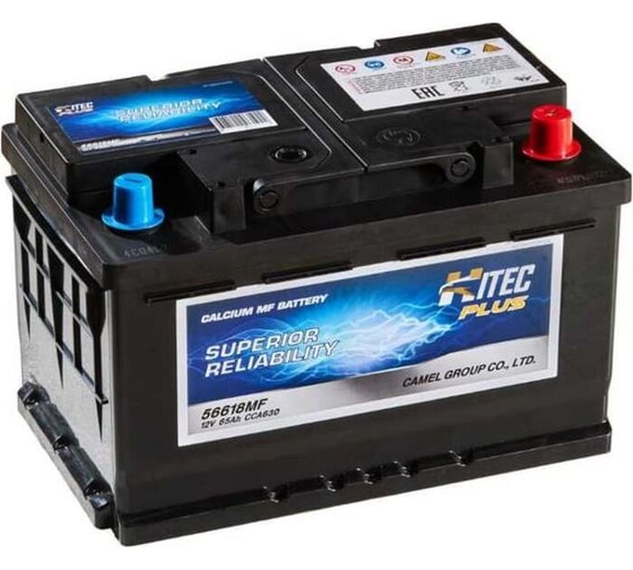 Аккумулятор HITEC 56618MF, Обратная Поляроность, 66952, 65 А·ч №1